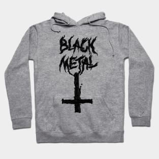 Black Metal Hoodie